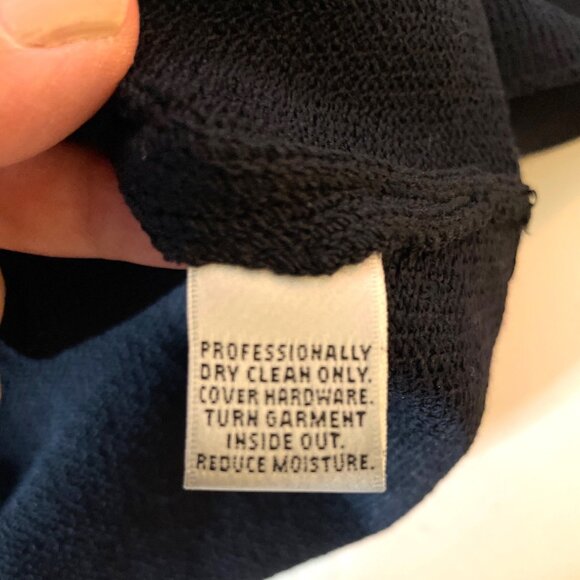 Vtg St. John Collection Santana Knit Black Longline Sweater Jacket Women's Sz 10 - Picture 5 of 10